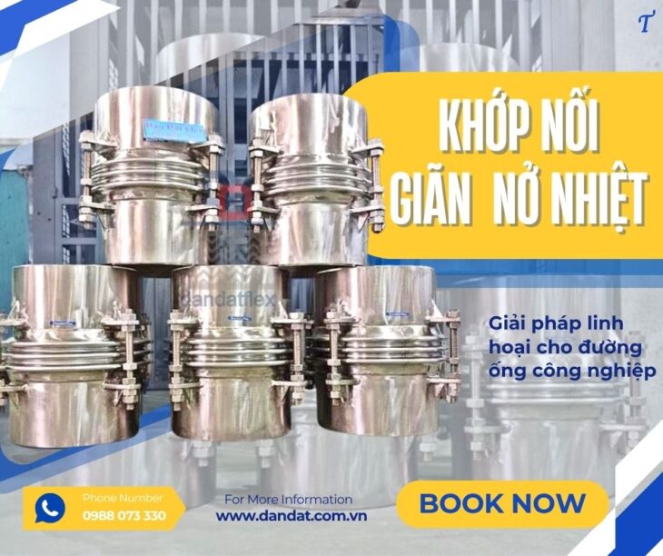 Khớp giãn nở inox/ Khớp nối bù trừ giãn nở/ Bù giãn nở nhiệt inox/ Khớp giãn nở nhiệt hệ hơi