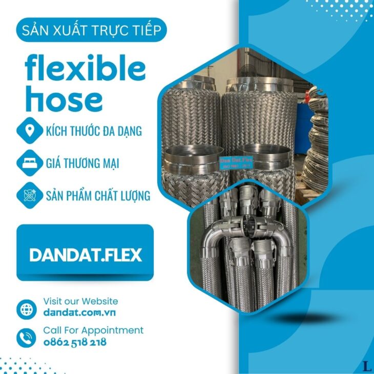 Khớp nối nhanh inox, khớp nối mềm inox nối bích nối ren, khớp nối mềm nối bích, ống nối mềm inox