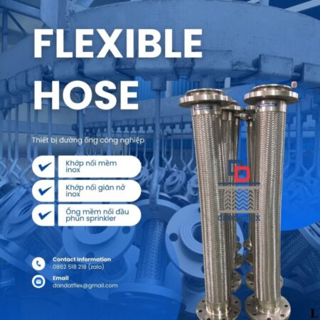 Khớp nối mềm inox chống rung, khớp chống rung, khớp nối giảm chấn inox, khop noi mem inox