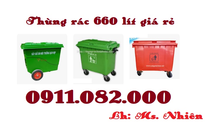 Sản phẩm thùng rác chất lượng giá rẻ uy tín, thùng rác 120l 240l 660l là lựa chọn hàng đầu- lh 0911