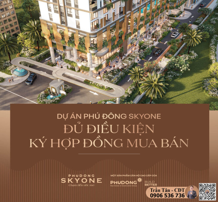 Dự án Phú Đông SkyOne – Sở hữu ngay với giá chỉ 1,9 tỷ – Ngay mặt tiền DT743C – Thanh toán chỉ 4.5