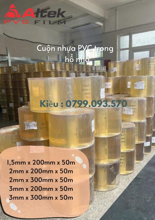 Bảng giá màng nhựa pvc khổ nhỏ- giá tận xưởng