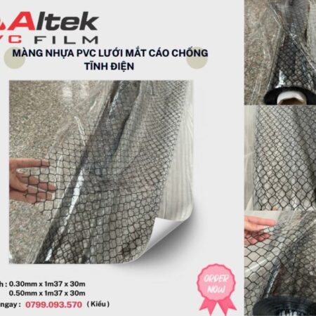 Bảng giá – màng nhựa pvc lưới mắt cáo chống tĩnh điện- tại An Giang
