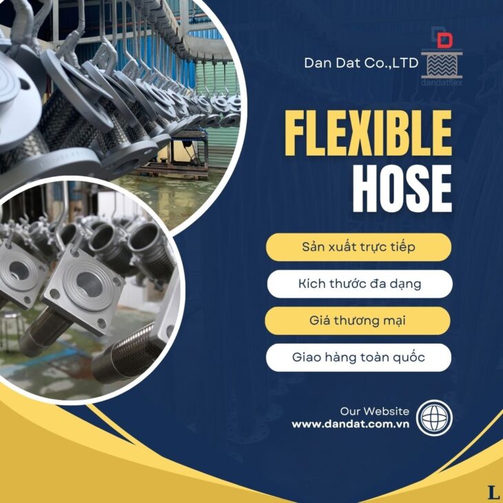 Khớp nối nhanh inox, khớp nối mềm inox nối bích nối ren, khớp nối mềm nối bích, ống nối mềm inox