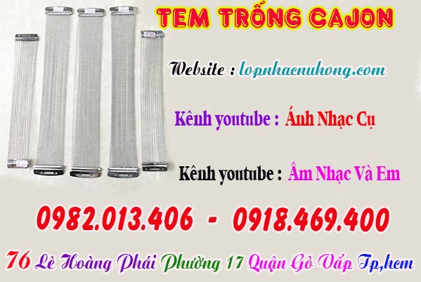 Mua tem trống cajon, tem trống đội, tem trống snare tại gò vấp, tphcm