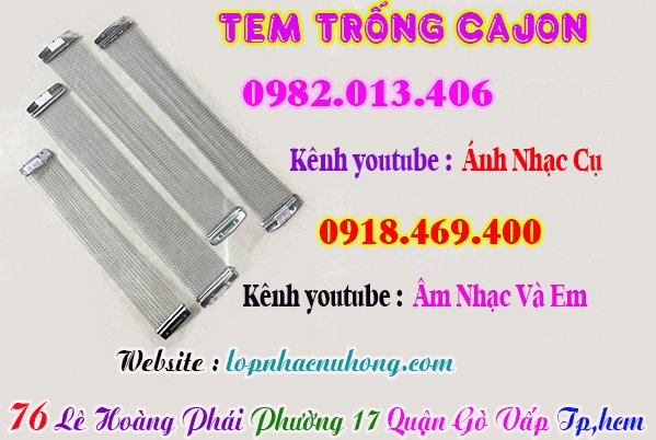Mua tem trống cajon, tem trống đội, tem trống snare tại gò vấp, tphcm
