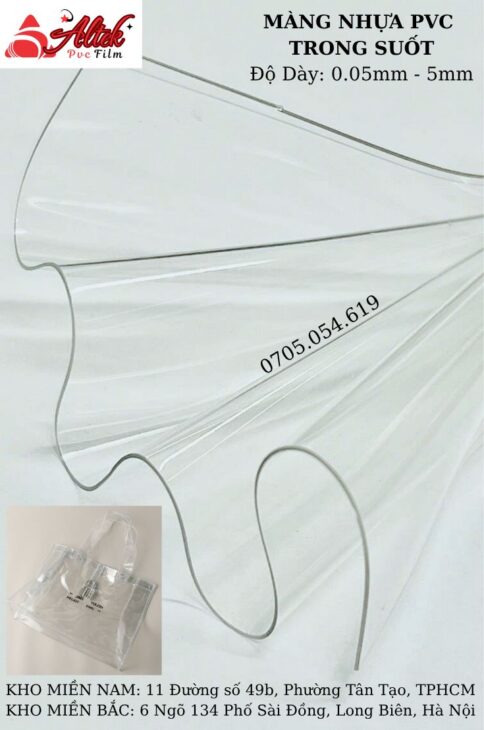Màng nhựa pvc trong suốt giá bao nhiêu ?