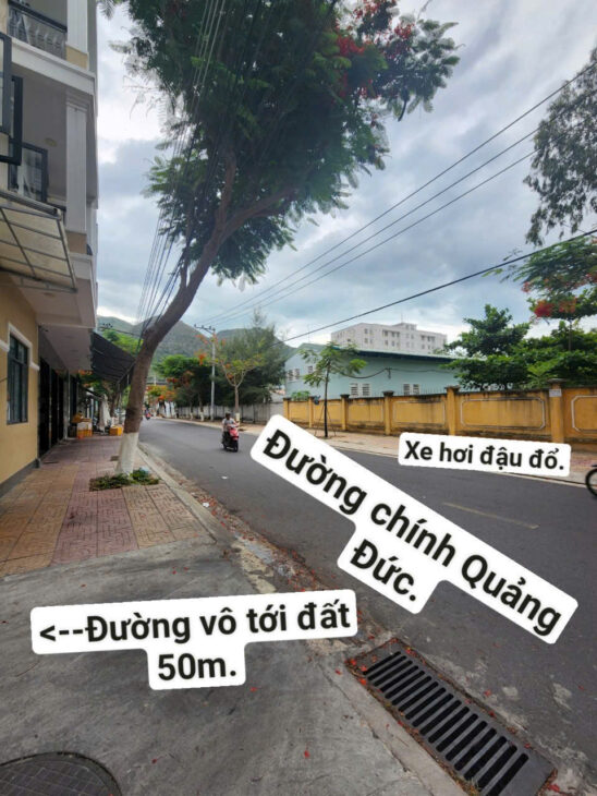 Bán lô đất 3 mặt tiền đường Quảng Đức, phường Vĩnh Hòa (Hiện gọi là: phường Bắc Nha Trang)