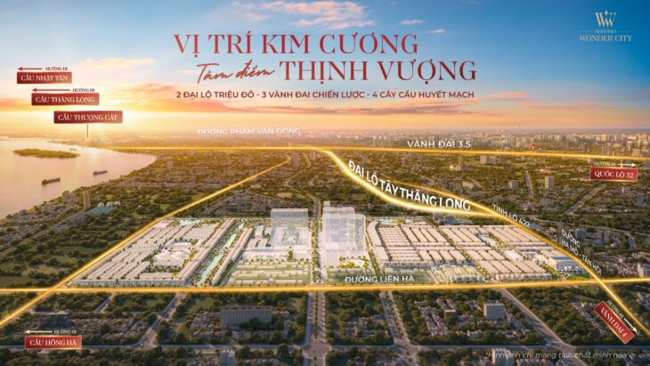 Vinhomes Wonder City – Đan Phượng. – VỐN 7 TỶ SỞ HỮU NHÀ VƯỜN. Chính Sách Ưu Đãi Chưa Từng Có. Số