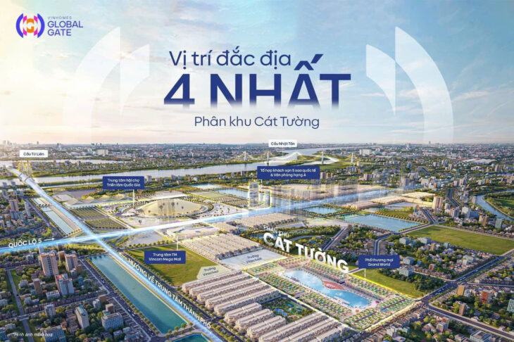 VINHOMES GLOBAL GATE Cổ Loa Đ. Anh. Cơ Hội X2 Tài Sản Khi Cầu Tứ Liên Thông.KĐT Vin VIP Nhất-Tiện