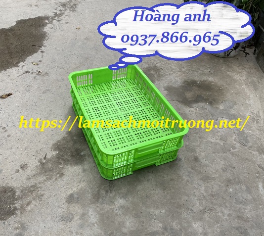 Rổ nhựa công nghiệp giá tốt, sọt nhựa rỗng, khay nhựa cao 10, khay nhựa hở tại Hà Nội