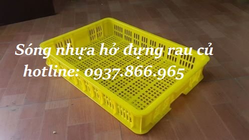 Rổ nhựa công nghiệp giá tốt, sọt nhựa rỗng, khay nhựa cao 10, khay nhựa hở tại Hà Nội