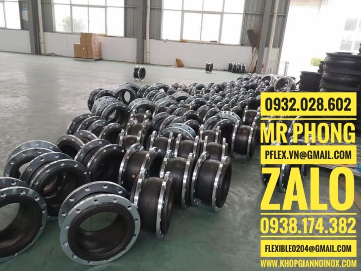 khớp nối mềm inox – khớp nối mềm – khớp nối mềm cao su