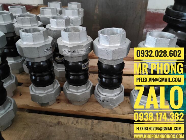 khớp nối mềm inox – khớp nối mềm – khớp nối mềm cao su