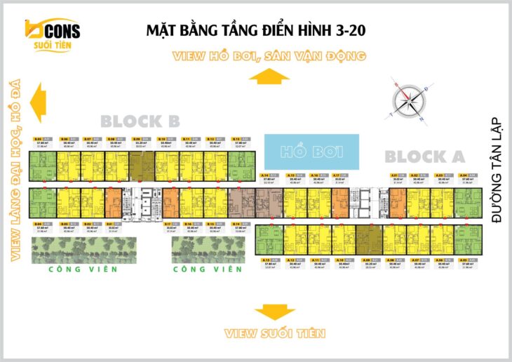 CĂN HỘ BCONS DĨ AN – 2,1 TỶ – 52M² – 2 PN – VỊ TRÍ VÀNG ĐÔNG HÒA HOẶC CƠ HỘI SỞ HỮU CĂN HỘ BCONS