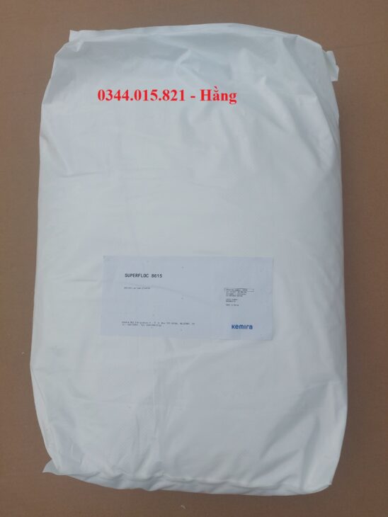 Polymer Anion, Superfloc A1300, Superfloc 8615, lắng tụ tách bùn và hữu cơ, tăng chất lượng nước ao