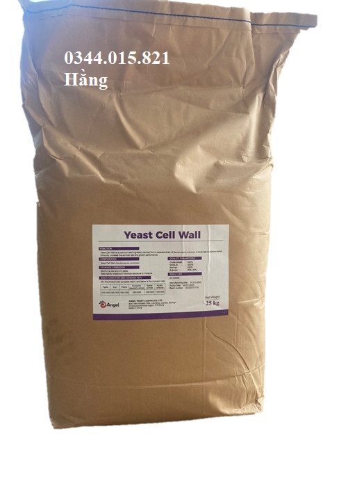Yeast cell wall, vách tế bào nấm men Saccharomyces cerevisiae, bổ sung thức ăn cho tôm cá
