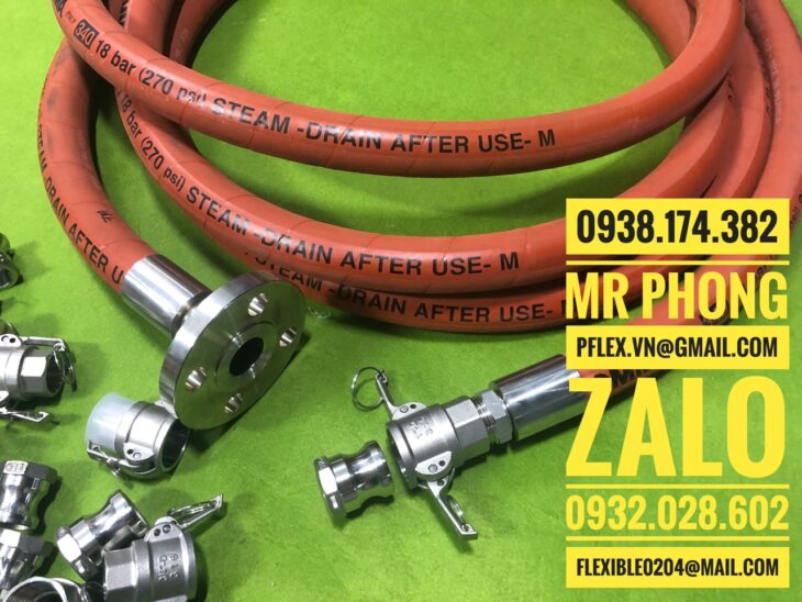Ống Dẫn Hơi Nóng Steam Hose – ống dẫn hơi nóng Alfagomma- ống chịu nhiệt Alfagomma