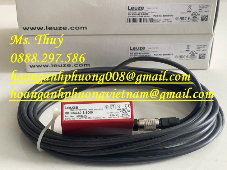 Chính hãng Leuze – Cảm biến RK 93/4-60 S,6000 – Bình Dương