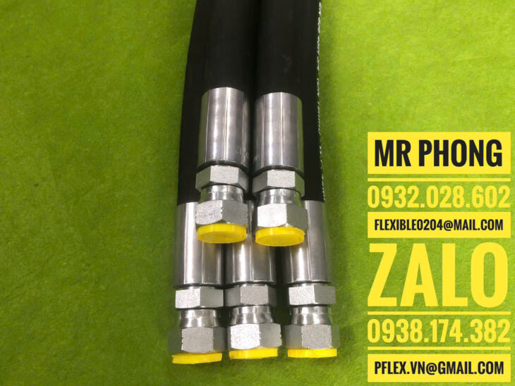 Đầu nối ống thủy lực -Cút nối ống thủy lực- Giá ống tuy ô thủy lực -Dây tuy ô thủy lực