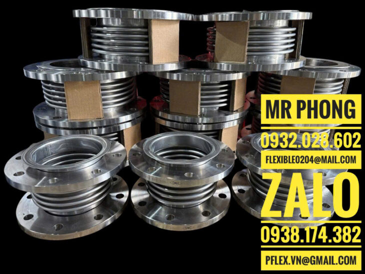 khớp giãn nở inox – khớp co giãn inox -bù trừ giãn nở inox