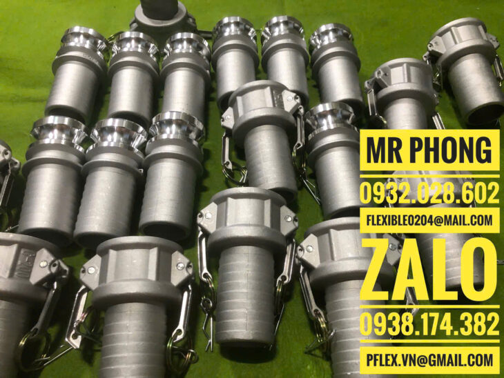 khớp nối nhanh nhôm taiwan – khớp nối nhanh cam lock nhôm – khớp nối nhanh bằng nhôm