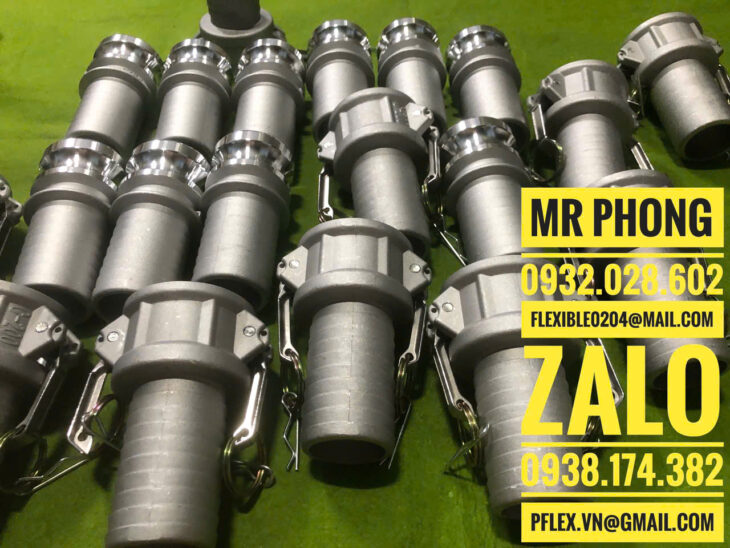 khớp nối nhanh nhôm taiwan – khớp nối nhanh cam lock nhôm – khớp nối nhanh bằng nhôm