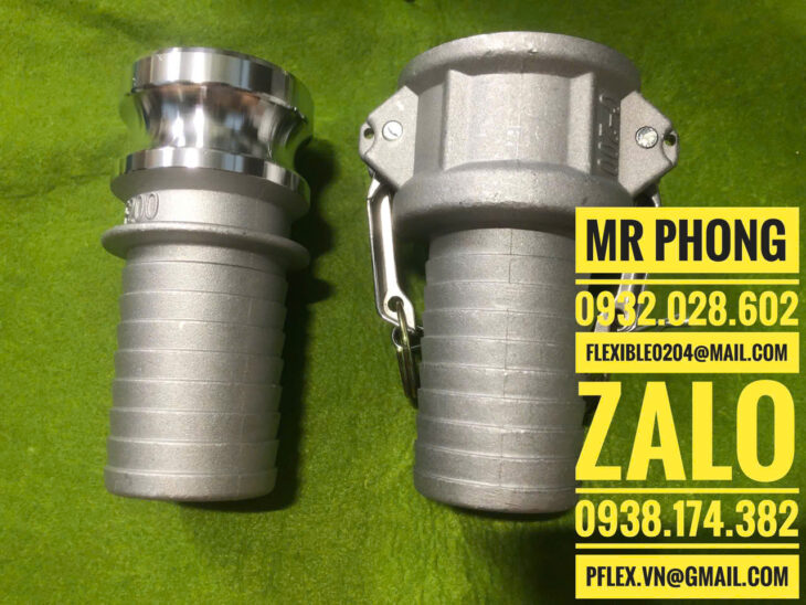 khớp nối nhanh nhôm taiwan – khớp nối nhanh cam lock nhôm – khớp nối nhanh bằng nhôm