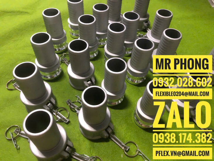 khớp nối nhanh nhôm taiwan – khớp nối nhanh cam lock nhôm – khớp nối nhanh bằng nhôm