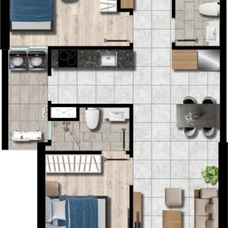 CĂN HỘ ĐẸP – GIÁ TỐT Cần sang nhượng gấp căn hộ The Gió giá mua GĐ1 tháp Gió Nam siêu rẻ Dĩ An