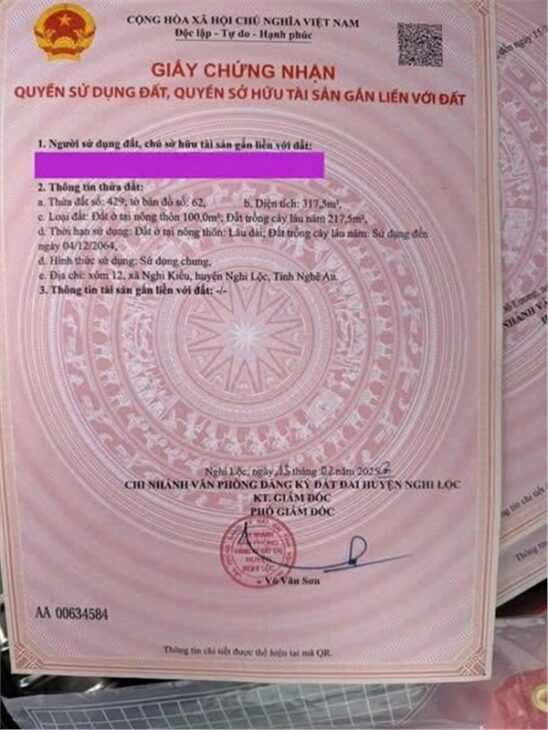 ĐẤT ĐẸP – GIÁ ĐẦU TƯ RẺ – CẦN BÁN 2 LÔ ĐẤT VỊ TRÍ ĐẸP ở Nghi Lộc và Đô Lương – nghệ An