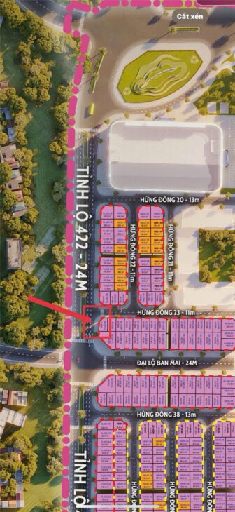 Bán căn Mặt Đường Tỉnh Lộ 422 – Vinhomes Đan Phượng. Giá 39 Tỷ