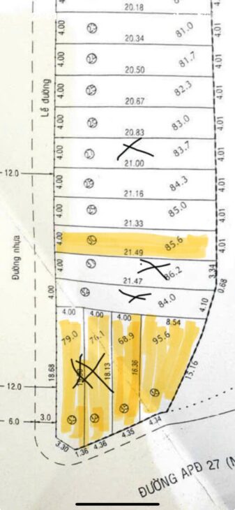 Bán đất Khu dân cư 36 căn An Phú Đông 27, Quận 12, Tphcm