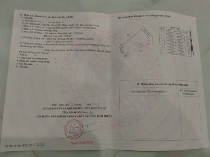 ĐẤT ĐẸP – GIÁ RẺ- Bán GẤP Lô Đất Tiềm Năng Tại Phò Trì, Tân Thắng, Hàm Tân, Lâm Đồng.