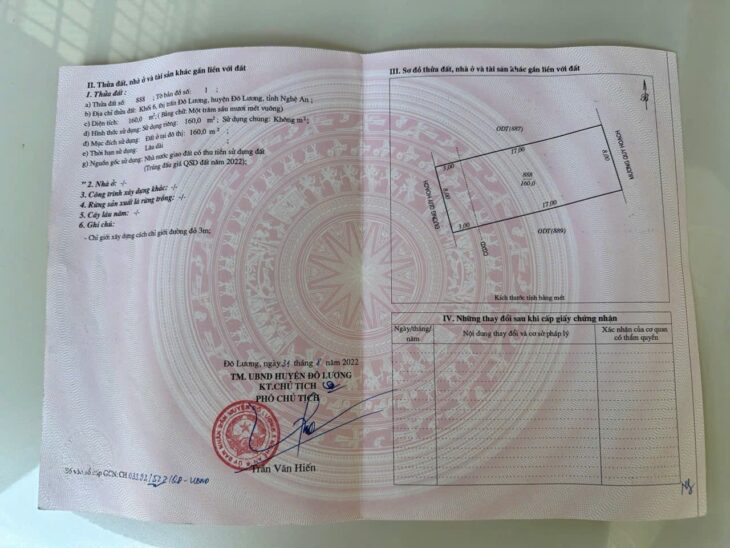 ĐẤT ĐẸP – GIÁ TỐT – CẦN BÁN LÔ ĐẤT Mặt Đường 45m TẠI Khối 6 Thị Trấn Đô Lương, NGHỆ AN