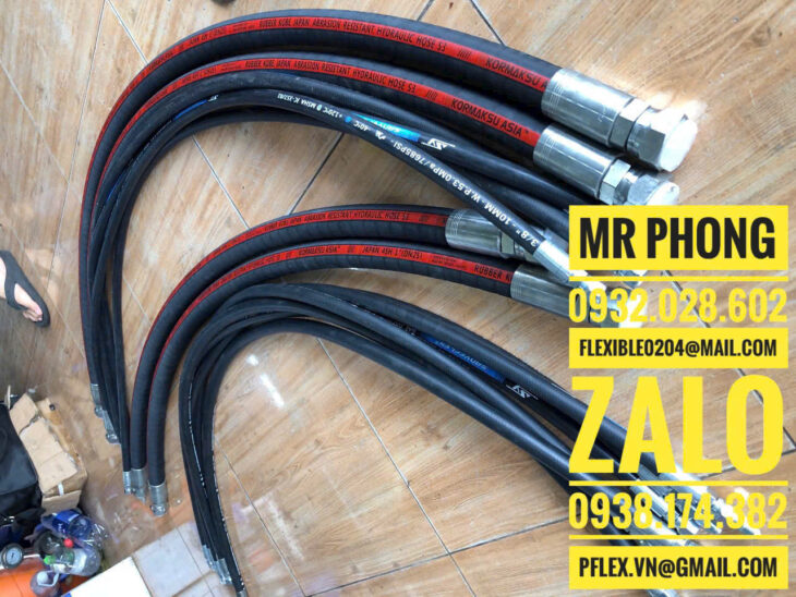 Cấu tạo ống thủy lực- ống thủy lực 3/4 -Bấm ống thủy lực -Đầu ống thủy lực