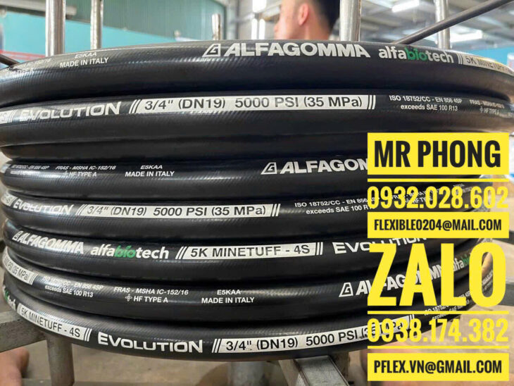 Cấu tạo ống thủy lực- ống thủy lực 3/4 -Bấm ống thủy lực -Đầu ống thủy lực