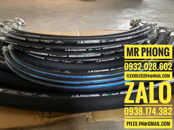 Cấu tạo ống thủy lực- ống thủy lực 3/4 -Bấm ống thủy lực -Đầu ống thủy lực