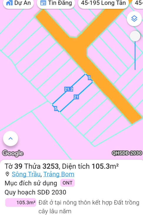 🌟 Đất trung tâm Trảng Bom – Sổ riêng, gần KCN, trục đường lớn – Chỉ 900 triệu bao sổ 🌟