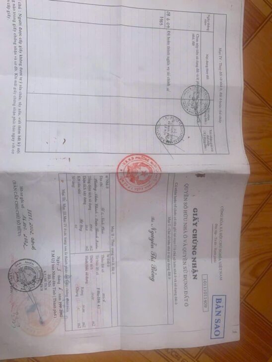 Chính chủ bán nhà 58,9 m2 số nhà 52 ngõ số 110 Quan Nhân, Thanh Xuân