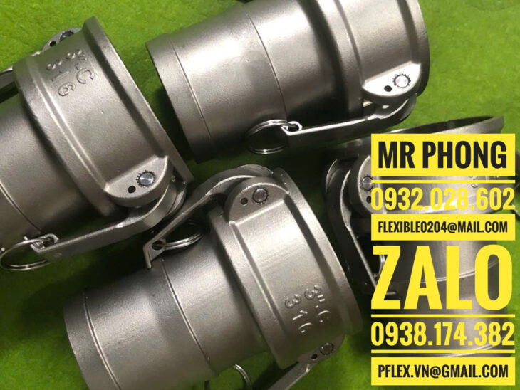 khớp nối nhanh inox 304 – khớp nối nhanh inox 316- khớp nối nhanh camlock inox