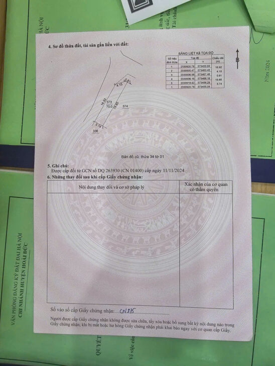 CĂN GÓC 70M TT TRẠM TRÔI , XÃ HOÀI ĐỨC. CỔNG TRƯỜNG VẠN XUÂN