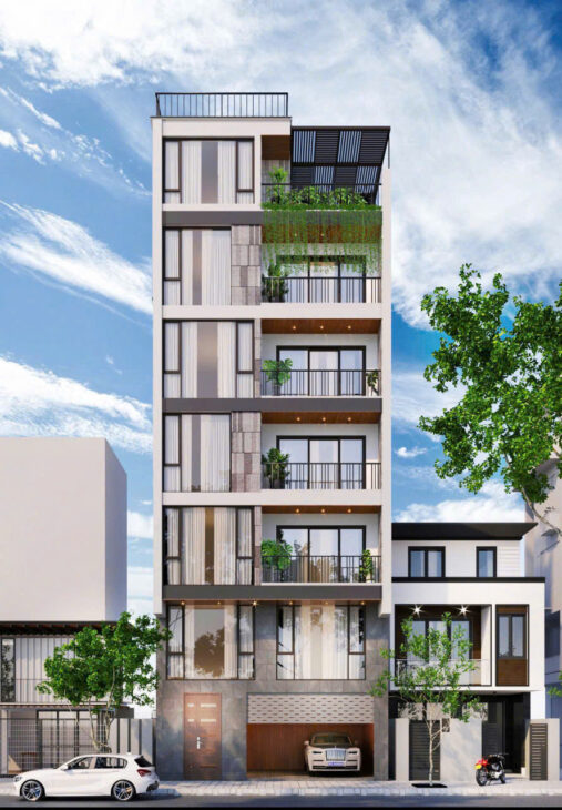 Bán nhà phố Trạm – Long Biên ô tô thang máy