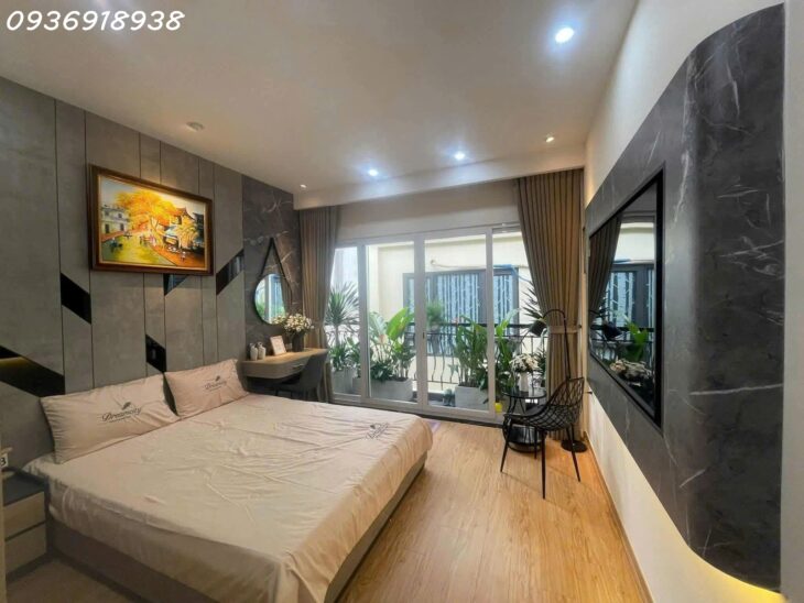 8.5 tỷ-nhà đẹp 5 tầng-ô tô tránh-kinh doanh sầm uất-Trương Định, Hoàng Mai, HN