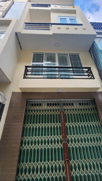 TÔ HIẾN THÀNH – HẺM XE HƠI – NHÀ 4 TẦNG BTCT – CHỈ 6.X TỶ