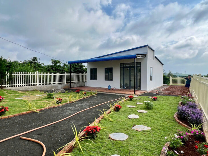 CẦN BÁN Căn nghỉ dưỡng 1.000m2 sẵn Nhà, sẵn sân vườn, sẵn luống trồng rau thế này tại Lâm Hà, Lâm