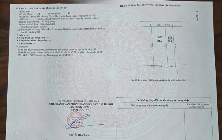 ĐẤT ĐẸP PHỐ ĐỨC GIANG LONG BIÊN