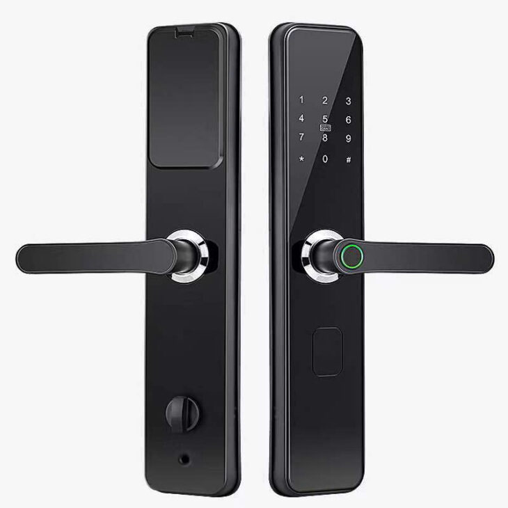 KHOÁ CỬA THÔNG MINH Y01-2 ( 5 Chức năng mở : vân tay, mật khẩu, thẻ từ, khoá cơ, app TTlock)