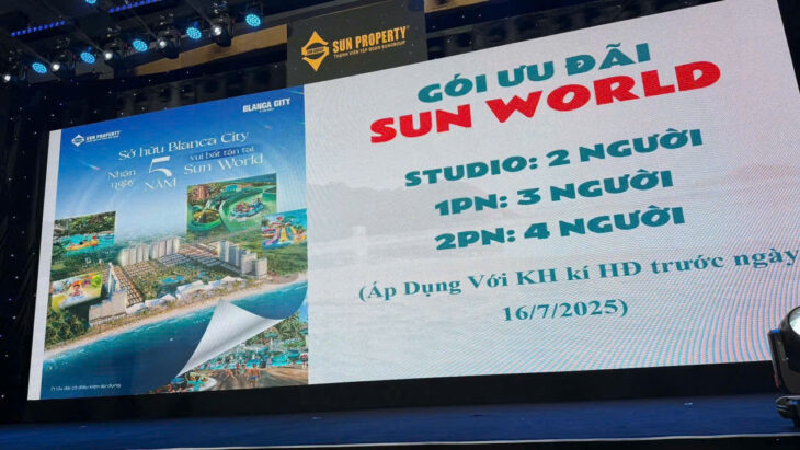 BLANCA CITY – SỞ HỮU CĂN HỘ VIEW BIỂN SUNWORLD FULL NỘI THẤT