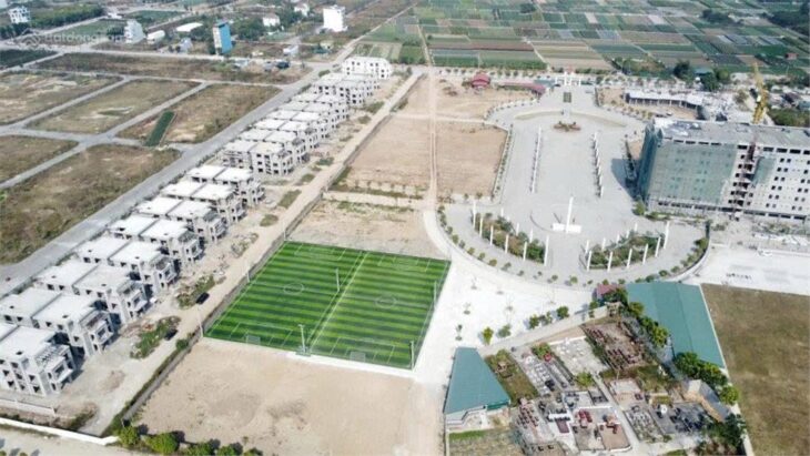 Bán liền kề 100m2 mt 5m dự án CIENCO 5 MÊ LINH, sổ đỏ hoặc hợp đồng góp vốn giá 26t/m2